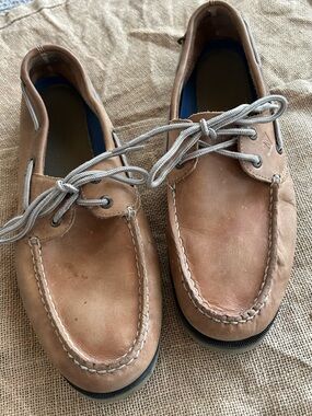 Men’s Sperry Topsider Boat Shoes in Light Brown Classic- Men’s Moccasin. Sz 10.5